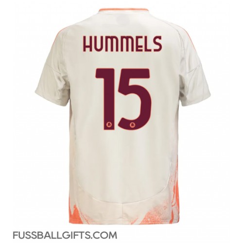 AS Roma Mats Hummels #15 Fußballbekleidung Auswärtstrikot 2024-25 Kurzarm